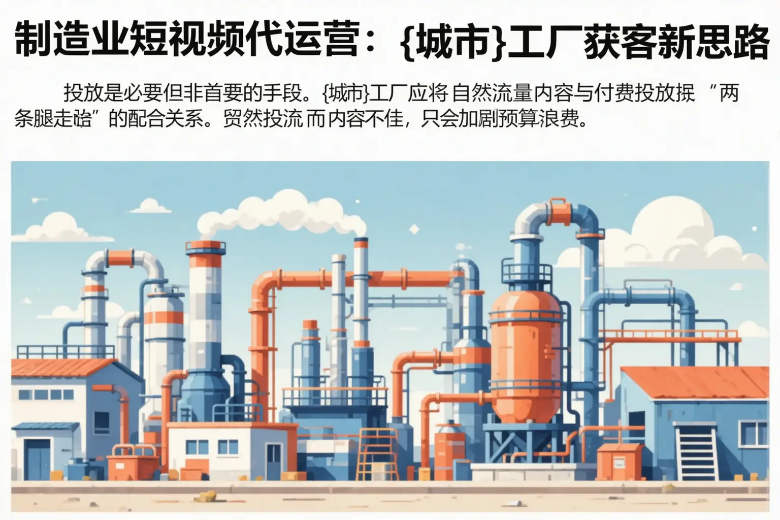 制造业短视频代运营：凤阳工厂获客新思路
